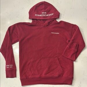 Abercrombie Kids Burgundy Hoodie